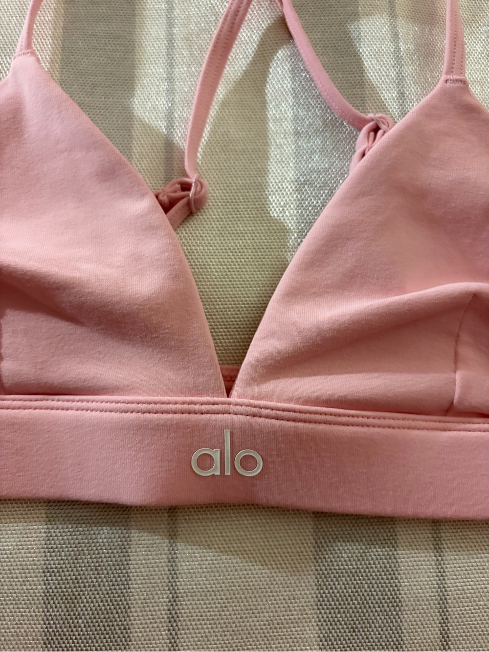 Alo Pink Splendor Bra - Picture 3 of 4